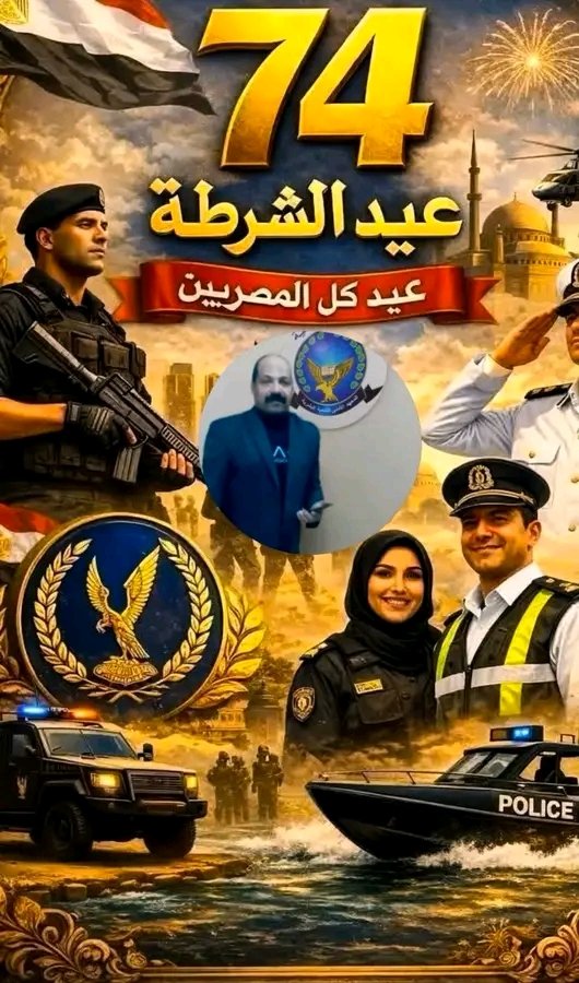 تحية وفخر لكل رجل شرطة مصري عيد شرطة سعيد وعطاء مستمر لكل رجال الأمن الشرفاء.. بقلم شهد الأسد 