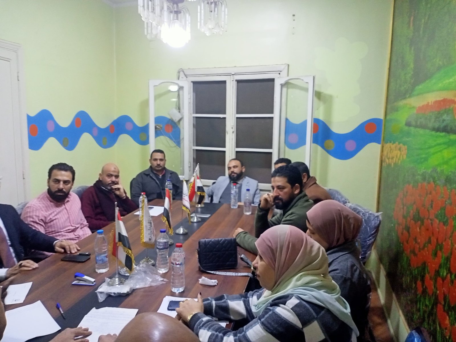 فعاليات حزب الجبهه الوطنيه امانه شبين القناطر